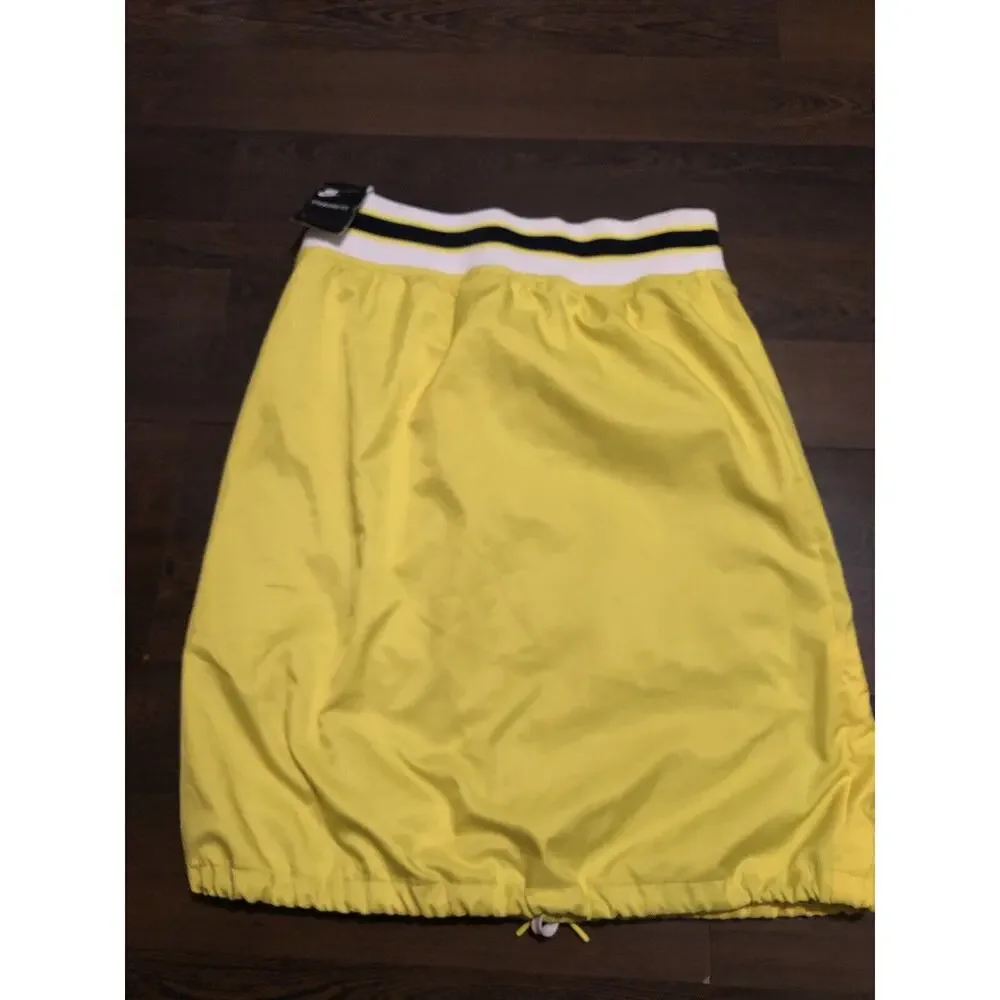 Nike Sportswear Woven Snap Button Skirt Navy Blue Women's Small AR2944-731